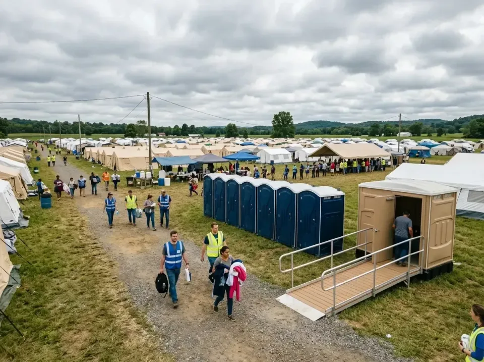 disaster-relief-camp-restrooms-010 — frequently asked questions, Dumpster & Portable Bathrooms Rental in Mount Holly Springs…